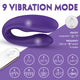 Amzing Toy Viviana-RTC elastyczny wibrator zdalnie sterowany z 9 trybami wibracji Violet