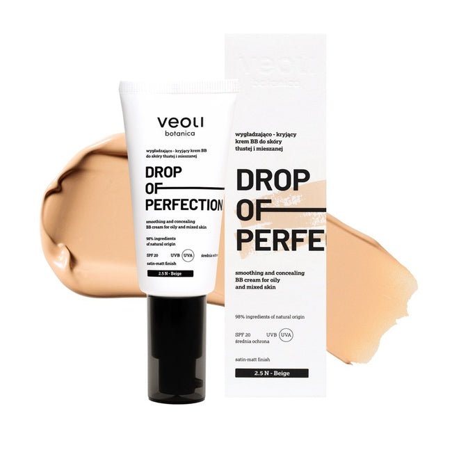 Veoli Botanica Drop Of Perfection wygładzająco-kryjący krem BB do skóry tłustej i mieszanej