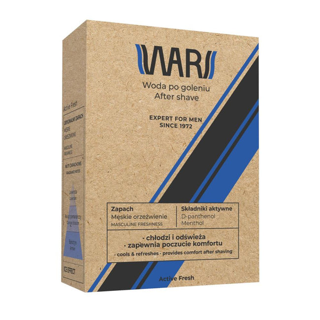 WARS Expert For Men woda po goleniu Active Fresh