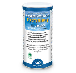 Dr Jacobs pH Balans Magnez Potas Wapń Cytryniany proszek zasadowy suplement diety 300g