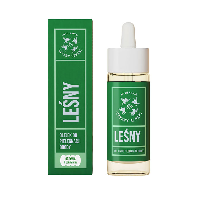 Mydlarnia Cztery Szpaki Olejek do brody Leśny 30ml