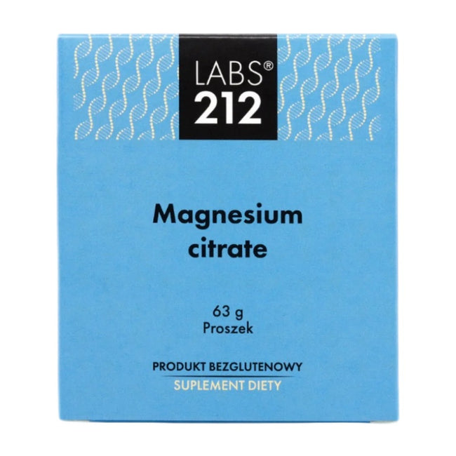 LABS212 Magnesium Citrate suplement diety w proszku 63g