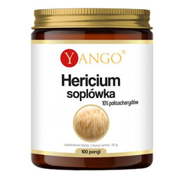 Yango Hericium soplówka ekstrakt 10% polisacharydów suplement diety 50g