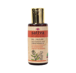 Sattva Ayurveda Maha Bhringraj Strengthening Oil olejek na wzmocnienie cebulek włosowych 100ml