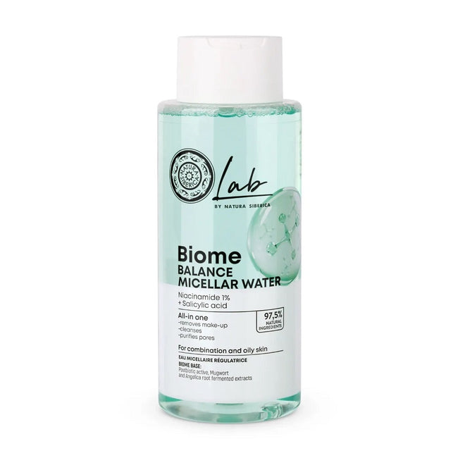 Natura Siberica Lab Biome woda micelarna do cery tłustej i mieszanej 400ml