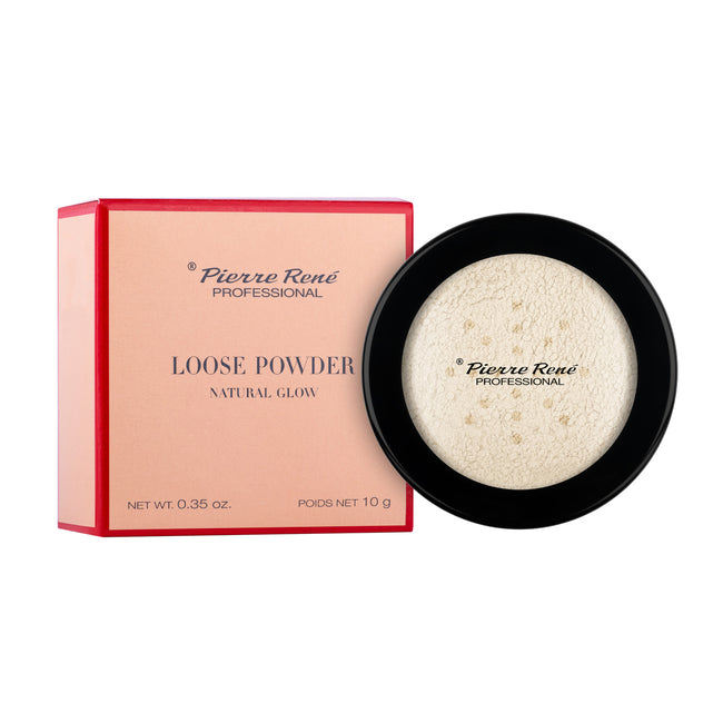 Pierre Rene Natural Glow Loose Powder sypki puder do twarzy