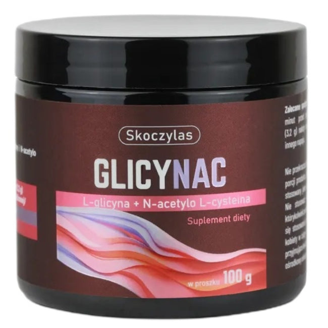 Skoczylas Glicynac L-glicyna + N-acetylo L-cysteina suplement diety w proszku 100g
