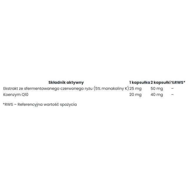 Big Nature Cholesterol Balance Support suplement diety 60 kapsułek