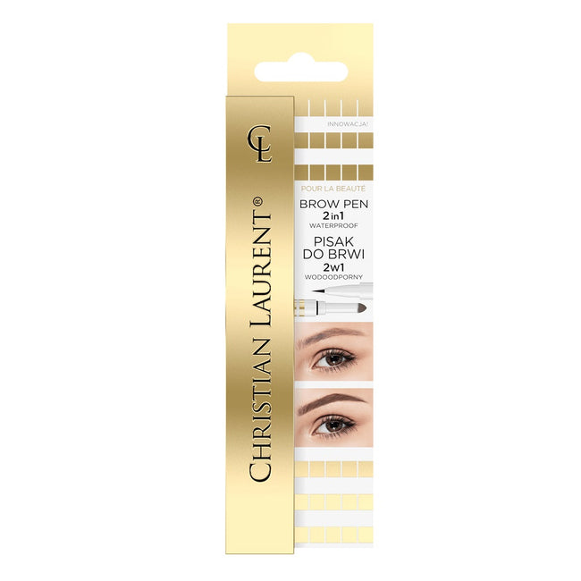 Christian Laurent Brow Pen 2in1 wodoodporny pisak do brwi 2w