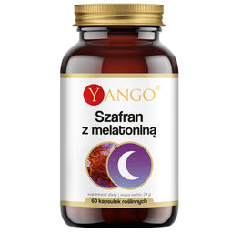 Yango Szafran z melatoniną suplement diety 60 kapsułek