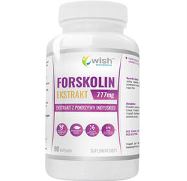 WISH Pharmaceutical Forskolin Ekstrakt 777mg suplement diety 90 kapsułek