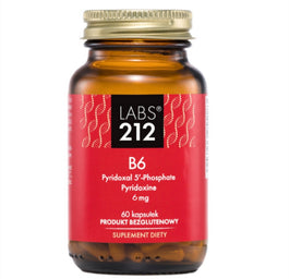 LABS212 B6 P-5-P + Pyridoxine suplement diety 60 kapsułek