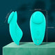 S-HANDE Leaf-RTC dyskretny zdalnie sterowany wibrator typu panty z 9 trybami wibracji Light Blue