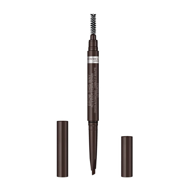 Rimmel Brow This Way Fill & Sculpt automatyczna kredka do brwi z wegańską formułą