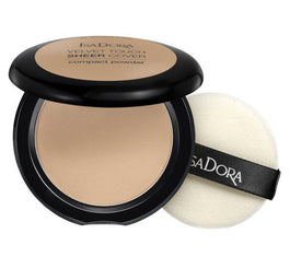 Isadora Velvet Touch Sheer Cover Compact Powder matujący puder prasowany