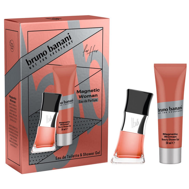 Bruno Banani Magnetic Woman zestaw woda perfumowana spray 30ml + żel pod prysznic 50ml