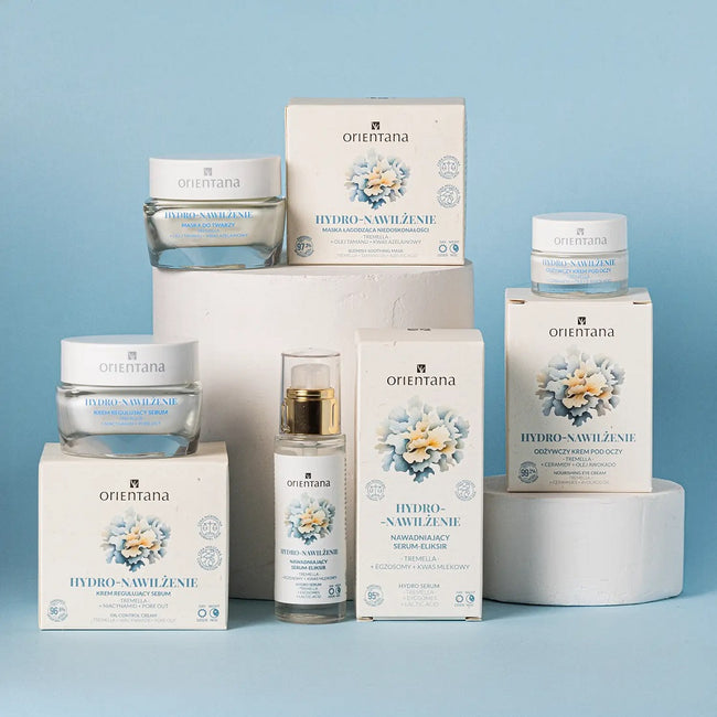 ORIENTANA Hydro-Nawilżenie odżywczy krem pod oczy z ceramidami 15ml