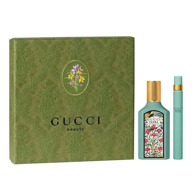 Gucci Flora Gorgeous Jasmine zestaw woda perfumowana spray 50ml + woda perfumowana spray 10ml