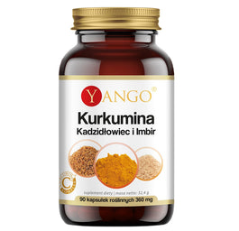 Yango Kurkumina Kadzidłowiec i Imbir suplement diety 90 kapsułek