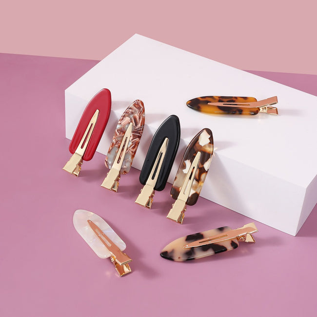 Sister Young Lily klipsy do włosów do makijażu Deep Leopard Print 2szt