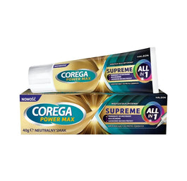 Corega Power Max Supreme All-in-1 krem mocujący do protez zębowych 40g