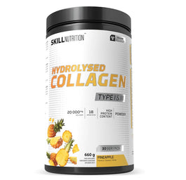 Skill Nutrition Hydrolysed Collagen Type I & III suplement diety w proszku Pineapple 660g