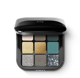 KIKO Milano Glamour Multi Finish Eyeshadow Palette paleta 9 cieni do powiek o różnym wykończeniu