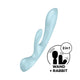 Satisfyer Triple Oh wielofunkcyjny wibrator Light Blue