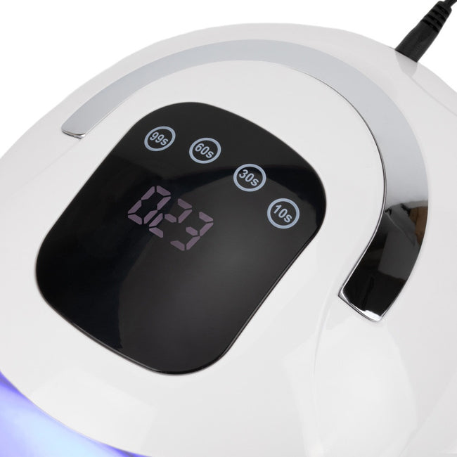 GNB-LAB Lampa do paznokci UV/LED 258W do lakierów hybrydowych żeli i akrylożeli X19 MAX Biała