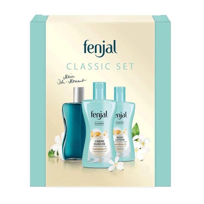 Fenjal Classic zestaw olejek do kąpieli 125ml + kremowy żel pod prysznic 200ml + balsam do ciała 200ml