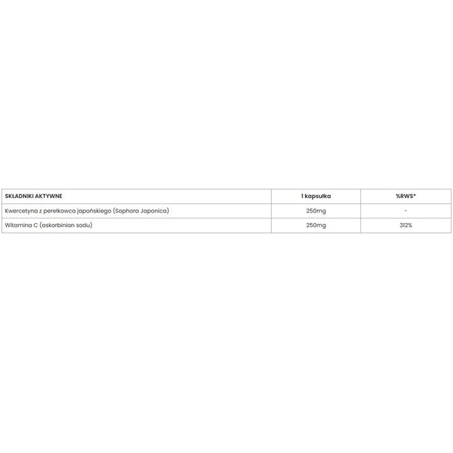 UP Health Pharma Quercetin+ UP kwercetyna suplement diety 60 kapsułek