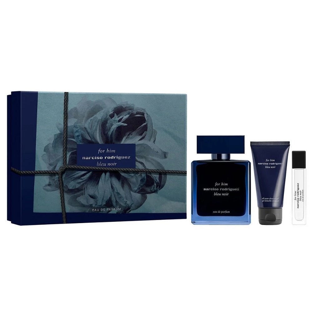 narciso rodriguez for him bleu noir woda perfumowana 100 ml   zestaw  