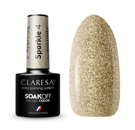 Claresa Soak Off UV/LED Sparkle lakier hybrydowy 5g