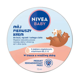 Nivea Baby mój pierwszy krem do buzi rączek i całego ciała 75ml