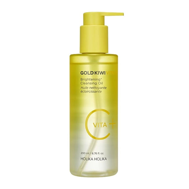 HOLIKA HOLIKA Gold Kiwi Vita C+ Brightening Cleansing Oil rozświetlający olejek do mycia twarzy 200ml