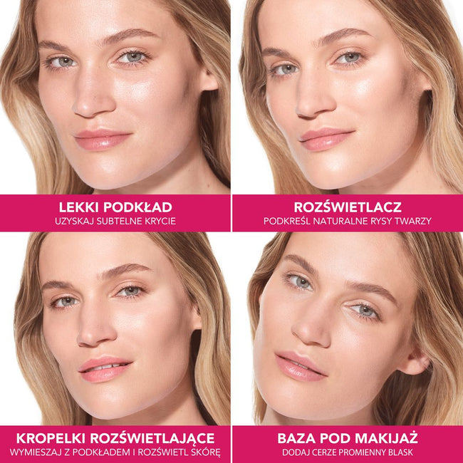 Bourjois Good to Glow rozświetlacz lekki podkład i baza 3w1