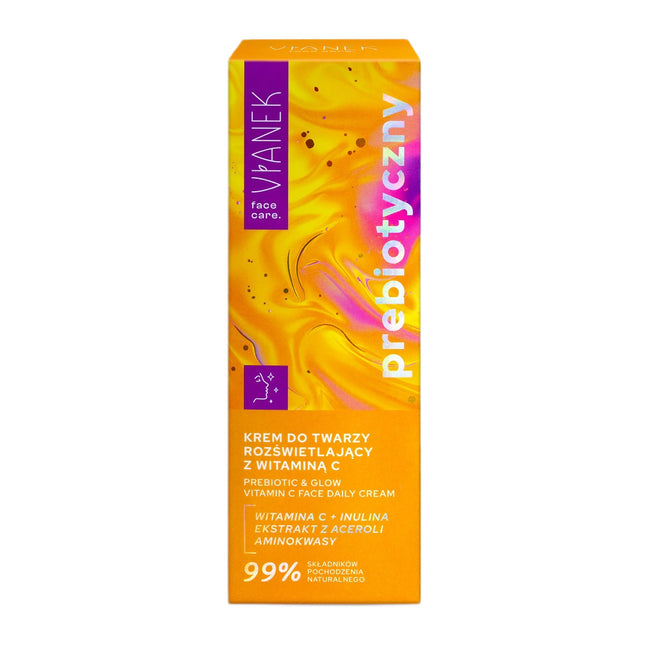 VIANEK Prebiotyczny krem do twarzy rozświetlający z witaminą C 50ml