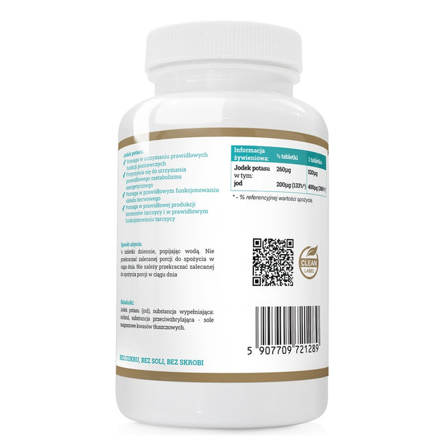 Progress Labs Jod 400mcg suplement diety 180 tabletek