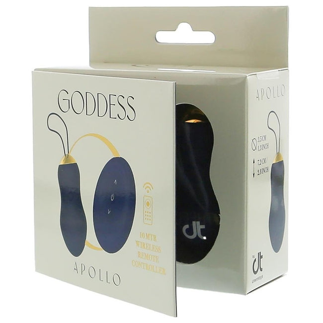 Dream Toys Goddess Collection Apollo wibrujące jajeczko z pilotem zdalnego sterowania