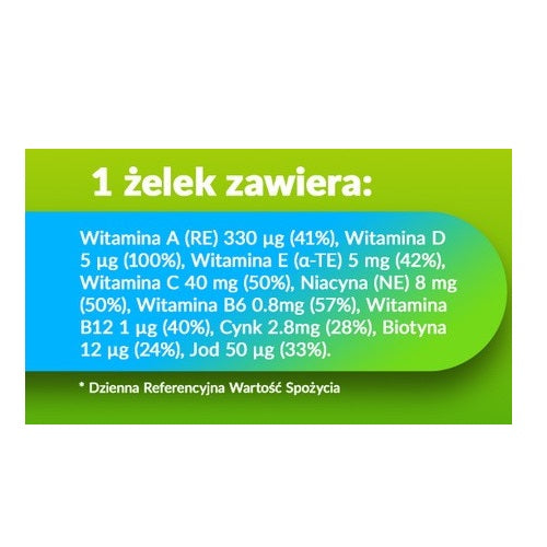 Centrum Junior VitaGummies dla dzieci żelki o smaku wieloowocowym 30szt