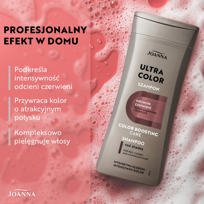 Joanna Ultra Color szampon odcienie czerwieni 200ml