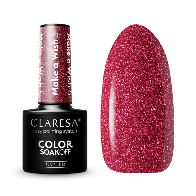 Claresa Color Soak Off UV/LED Make a Wish lakier hybrydowy
