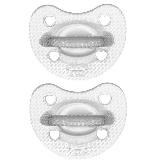 Chicco PhysioForma Crystal smoczek silikonowy uspokajający 2-6m 2szt.