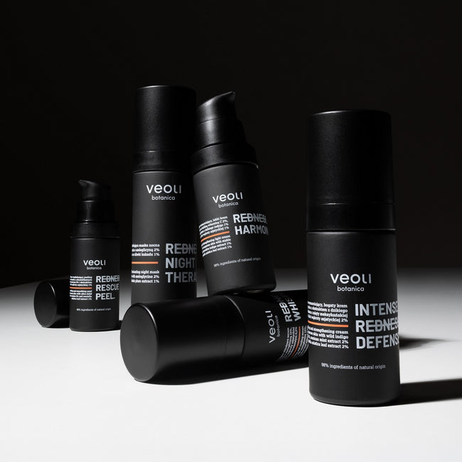 Veoli Botanica Redness Night Therapy kojąco-rozświetlająca maska nocna na naczynka 50ml