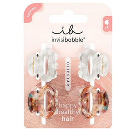 Invisibobble Clipstar Fashion zestaw mini klamer do włosów Petit Bijoux 4szt.