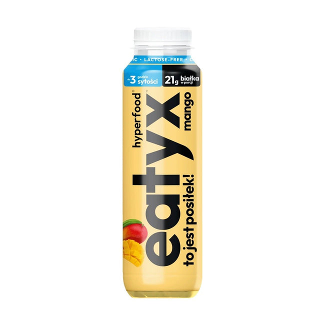 eatyx Hyperfood zbilansowany pełnowartościowy posiłek bez laktozy gotowy do spożycia Mango 500ml