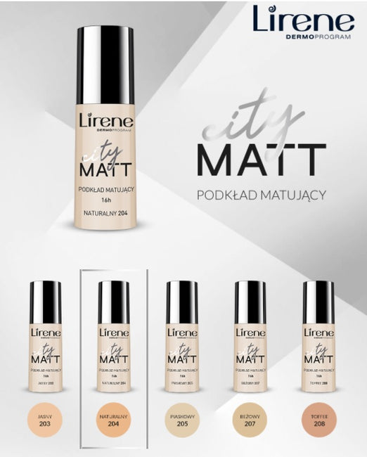 Lirene City Matt podkład matujący do twarzy 30ml