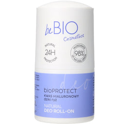 BeBio Ewa Chodakowska Naturalny deo roll-on na bazie naturalnego ałunu z kwasem hialuronowym i ekstraktem z dzikiego ryżu 50ml
