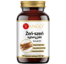 Yango Żeń-szeń syberyjski ekstrakt 10:1 suplement diety 90 kapsułek
