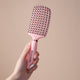 Sister Young Ovia Hair Brush szczotka do włosów z włosiem dzika Pink